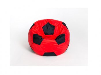 Кресло-мешок Мяч малый красно-черное в Лысьве - lysva.mebel-74.com | фото