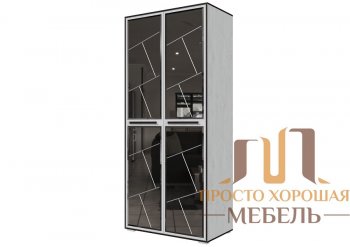 Шкаф универсальный Степ 1 с зеркалами в Лысьве - lysva.mebel-74.com | фото