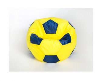 Кресло-мешок Мяч малый желто-синее в Лысьве - lysva.mebel-74.com | фото