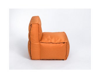 Модульное кресло Комфорт Колор прямое оранжевое в Лысьве - lysva.mebel-74.com | фото