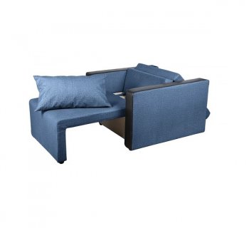 Кресло-кровать Милена с подлокотниками Синий в Лысьве - lysva.mebel-74.com | фото