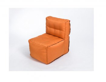 Модульное кресло Комфорт Колор прямое оранжевое в Лысьве - lysva.mebel-74.com | фото