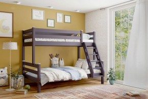АДЕЛЬ Кровать двухъярусная с наклонной лестницей (лаванда) в Лысьве - lysva.mebel-74.com | фото