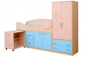 Набор мебели для детской Юниор -12.2 (700*1860) МДФ матовый в Лысьве - lysva.mebel-74.com | фото