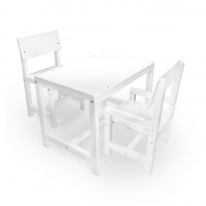 Детский растущий комплект стол и два стула  Я САМ "Лофт" (Белый, Белый) в Лысьве - lysva.mebel-74.com | фото