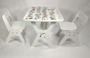 Детский растущий стол-парта и два стула Я САМ "Умка-Дуо" (Алфавит) в Лысьве - lysva.mebel-74.com | фото