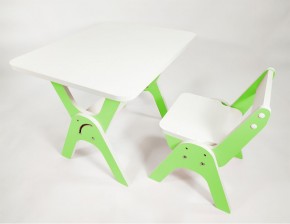 Детский растущий стол-парта и стул Я САМ "Умка" (Зеленый) в Лысьве - lysva.mebel-74.com | фото