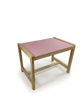Детский растущий стол Я САМ "Лофт" (Розовый, Сосна) в Лысьве - lysva.mebel-74.com | фото