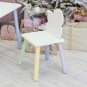 Детский стул Облачко (Белый/Белый/Цветной) в Лысьве - lysva.mebel-74.com | фото