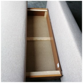 Диван-кровать Комфорт без подлокотников BALTIC BITTER (2 подушки) в Лысьве - lysva.mebel-74.com | фото