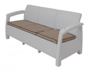 Диван Yalta Premium Sofa 3 Set (Ялта) белый (+подушки под спину) в Лысьве - lysva.mebel-74.com | фото
