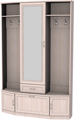 Шкаф для прихожей с зеркалом арт.600 в Лысьве - lysva.mebel-74.com | фото