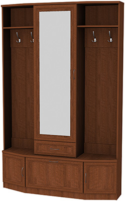 Шкаф для прихожей с зеркалом арт.600 в Лысьве - lysva.mebel-74.com | фото