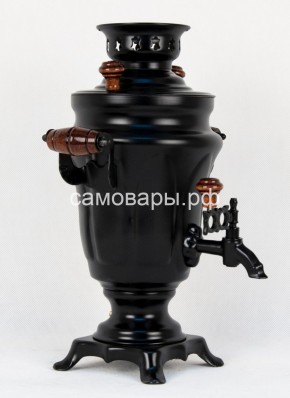 Электрический самовар "Черный Русский" матовый тюльпан в наборе на 1,5 литра. Ограниченная серия. в Лысьве - lysva.mebel-74.com | фото