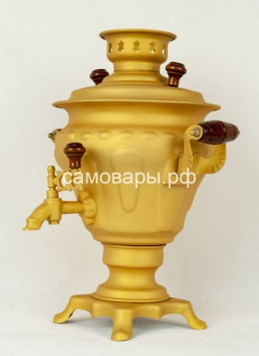 Электрический самовар "Русское золото" матовая груша на 2 литра (Ограниченная серия) в Лысьве - lysva.mebel-74.com | фото
