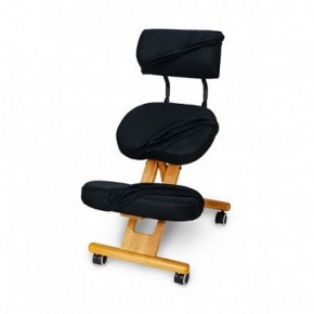 Коленный стул со спинкой Smartstool KW02В + Чехлы в Лысьве - lysva.mebel-74.com | фото