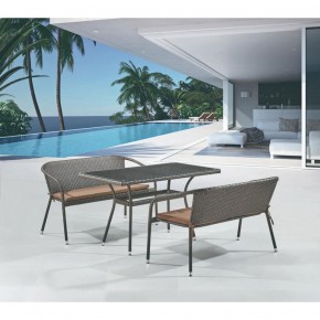 Комплект мебели из иск. ротанга T286A/S139A-W53 Brown в Лысьве - lysva.mebel-74.com | фото