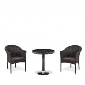 Комплект плетеной мебели T601/Y350A-W53 Brown (2+1) в Лысьве - lysva.mebel-74.com | фото