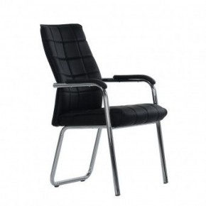 Кресло Barneo K-14 для посетителей и переговорных (черный) в Лысьве - lysva.mebel-74.com | фото
