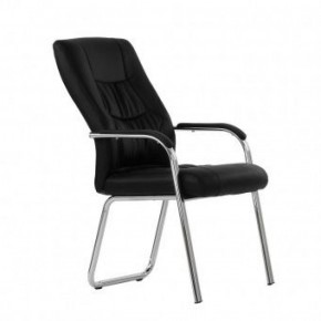 Кресло Barneo K-15 для посетителей и переговорных (черный) в Лысьве - lysva.mebel-74.com | фото