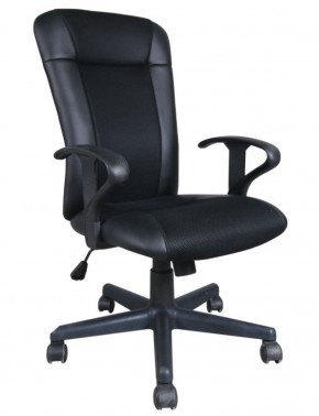 Кресло BRABIX "Optima MG-370" (экокожа/ткань, черное) 531580 в Лысьве - lysva.mebel-74.com | фото