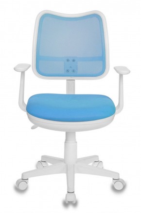 Кресло детское Бюрократ CH-W797/LB/TW-55 голубой в Лысьве - lysva.mebel-74.com | фото
