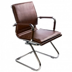 Кресло для посетителя Бюрократ CH-993-Low-V/Brown коричневый в Лысьве - lysva.mebel-74.com | фото