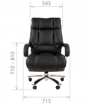 Кресло для руководителя CHAIRMAN 405 (Кожа) Черное в Лысьве - lysva.mebel-74.com | фото