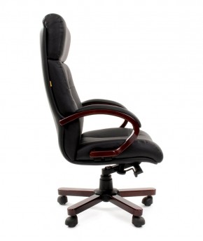 Кресло для руководителя CHAIRMAN  421 (Натуральная кожа) Черное в Лысьве - lysva.mebel-74.com | фото