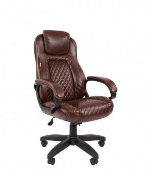 Кресло для руководителя  CHAIRMAN 432 (Экокожа коричневая) в Лысьве - lysva.mebel-74.com | фото