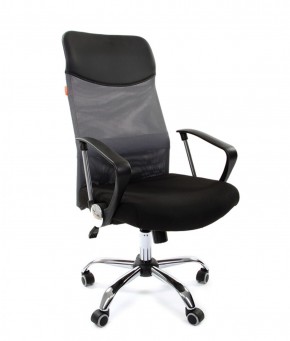 Кресло для руководителя CHAIRMAN 610 N(15-21 черный/сетка серый) в Лысьве - lysva.mebel-74.com | фото