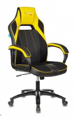 Кресло игровое Бюрократ VIKING 2 AERO YELLOW черный/желтый в Лысьве - lysva.mebel-74.com | фото