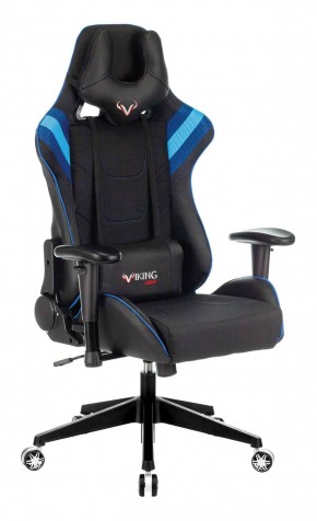 Кресло игровое Бюрократ VIKING 4 AERO BLUE черный/синий в Лысьве - lysva.mebel-74.com | фото