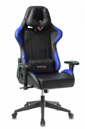 Кресло игровое Бюрократ VIKING 5 AERO BLUE черный/синий в Лысьве - lysva.mebel-74.com | фото