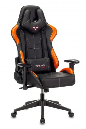 Кресло игровое Бюрократ VIKING 5 AERO ORANGE черный/оранжевый в Лысьве - lysva.mebel-74.com | фото