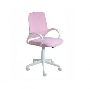 Кресло Ирис White сетка/ткань розовая в Лысьве - lysva.mebel-74.com | фото