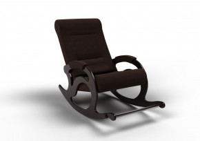Кресло-качалка Тироль 12-Т-ГР (ткань/венге) ГРАФИТ в Лысьве - lysva.mebel-74.com | фото
