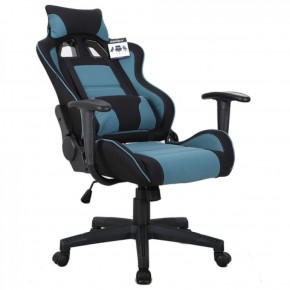 Кресло компьютерное BRABIX "GT Racer GM-100" (черное/голубое) 531818 в Лысьве - lysva.mebel-74.com | фото