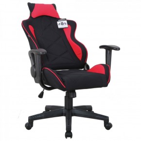 Кресло компьютерное BRABIX GT Racer GM-101 + подушка (ткань) черное/красное (531820) в Лысьве - lysva.mebel-74.com | фото