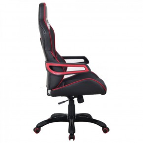 Кресло компьютерное BRABIX Nitro GM-001 (ткань/экокожа) черное, вставки красные (531816) в Лысьве - lysva.mebel-74.com | фото