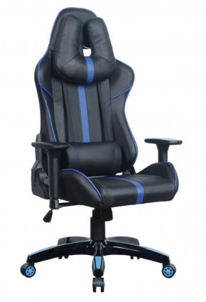 Кресло компьютерное BRABIX "GT Carbon GM-120" (черное/синее) 531930 в Лысьве - lysva.mebel-74.com | фото