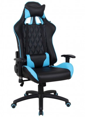 Кресло компьютерное BRABIX "GT Master GM-110" (черное/голубое) 531928 в Лысьве - lysva.mebel-74.com | фото