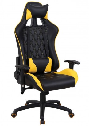 Кресло компьютерное BRABIX "GT Master GM-110" (черное/желтое) 531927 в Лысьве - lysva.mebel-74.com | фото