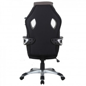 Кресло компьютерное BRABIX Techno GM-002 (ткань) черное/серое, вставки белые (531815) в Лысьве - lysva.mebel-74.com | фото