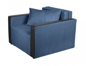 Кресло-кровать Милена с подлокотниками (синий) Велюр в Лысьве - lysva.mebel-74.com | фото