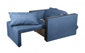 Кресло-кровать Милена с подлокотниками (синий) Велюр в Лысьве - lysva.mebel-74.com | фото