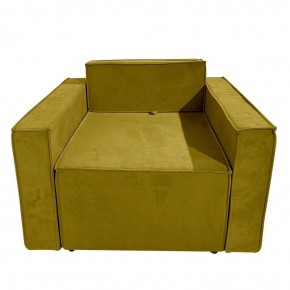 Кресло-кровать Принц КК1-ВГ (велюр горчичный) в Лысьве - lysva.mebel-74.com | фото
