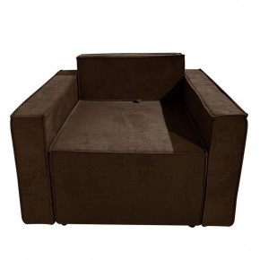 Кресло-кровать Принц КК1-ВК (велюр коричневый) в Лысьве - lysva.mebel-74.com | фото