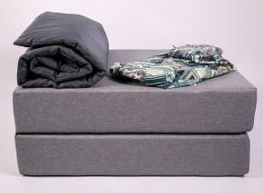 Кресло-кровать-пуф бескаркасное Прайм (мехико серый-графит) в Лысьве - lysva.mebel-74.com | фото