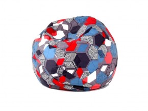 Кресло-мешок Мяч M (Geometry Slate) в Лысьве - lysva.mebel-74.com | фото